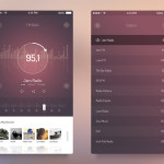 FM Radio UI – iOS 7 App