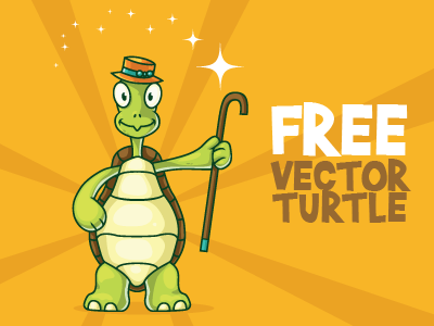 Free Turtle Illustration for Your Mascot